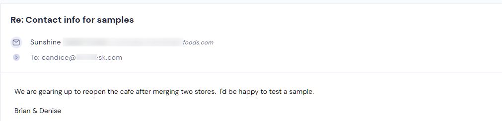 Retailer reply from Frozen Xplosion